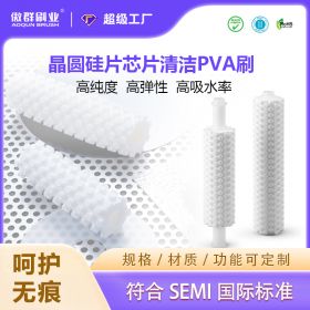 晶圓硅片芯片清潔PVA刷 晶圓硅片芯片清潔PVA刷
