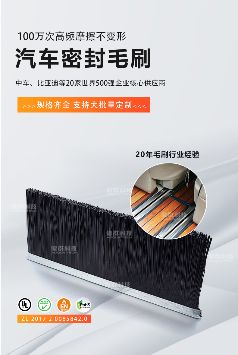 汽車(chē)密封毛刷條01