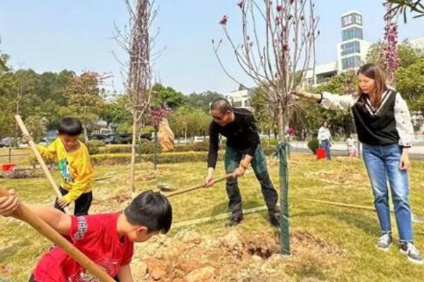植樹活動現場 植樹活動現場